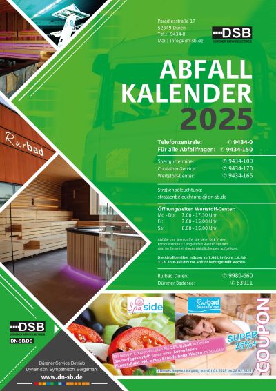 Der Abfallkalender 2025